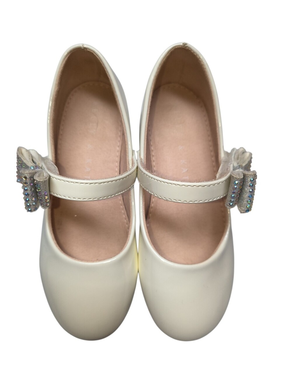 Kelly & Katie "Lil Marisol" White Mary Jane Shoes With Box Girls Size 10